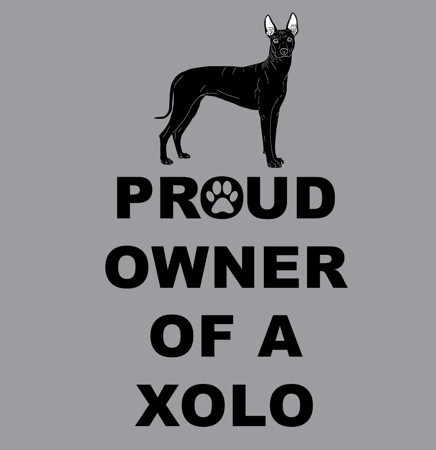 Xoloitzcuintli Proud Owner - Adult Unisex Crewneck Sweatshirt - Image 2