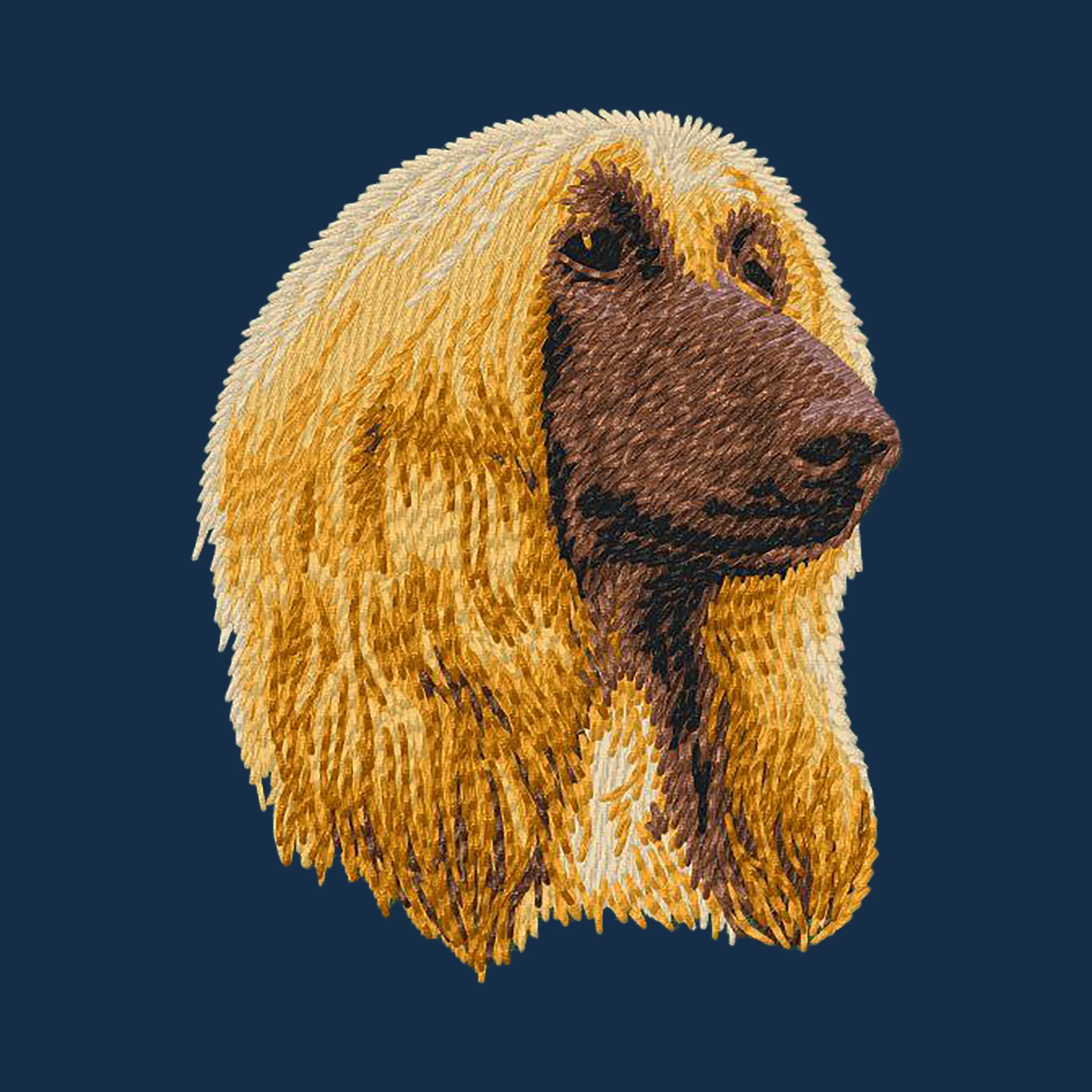 Afghan Hound Embroidered Men's Denim Shirt - Image 4