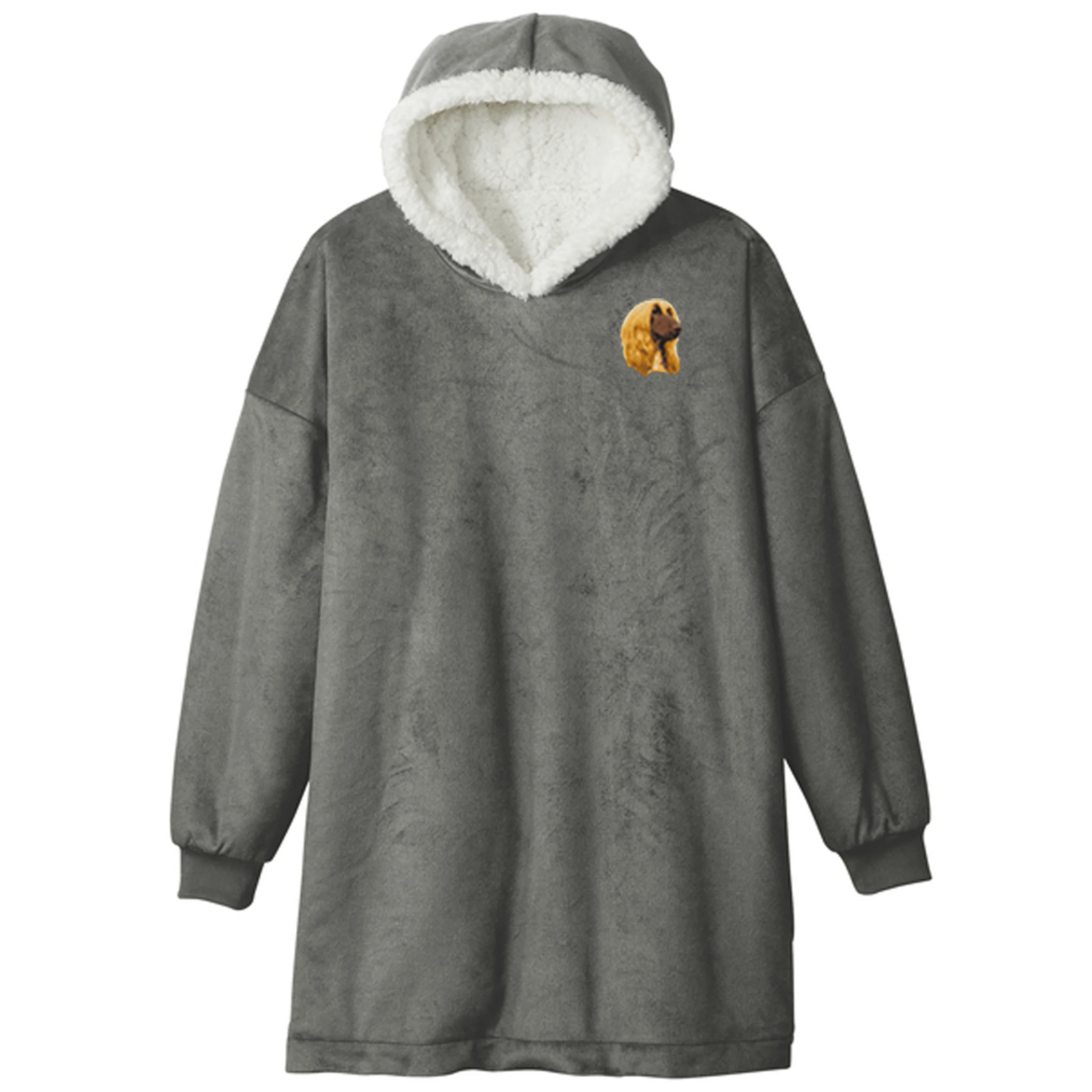 Afghan Hound Embroidered Wearable Blanket - Image 2