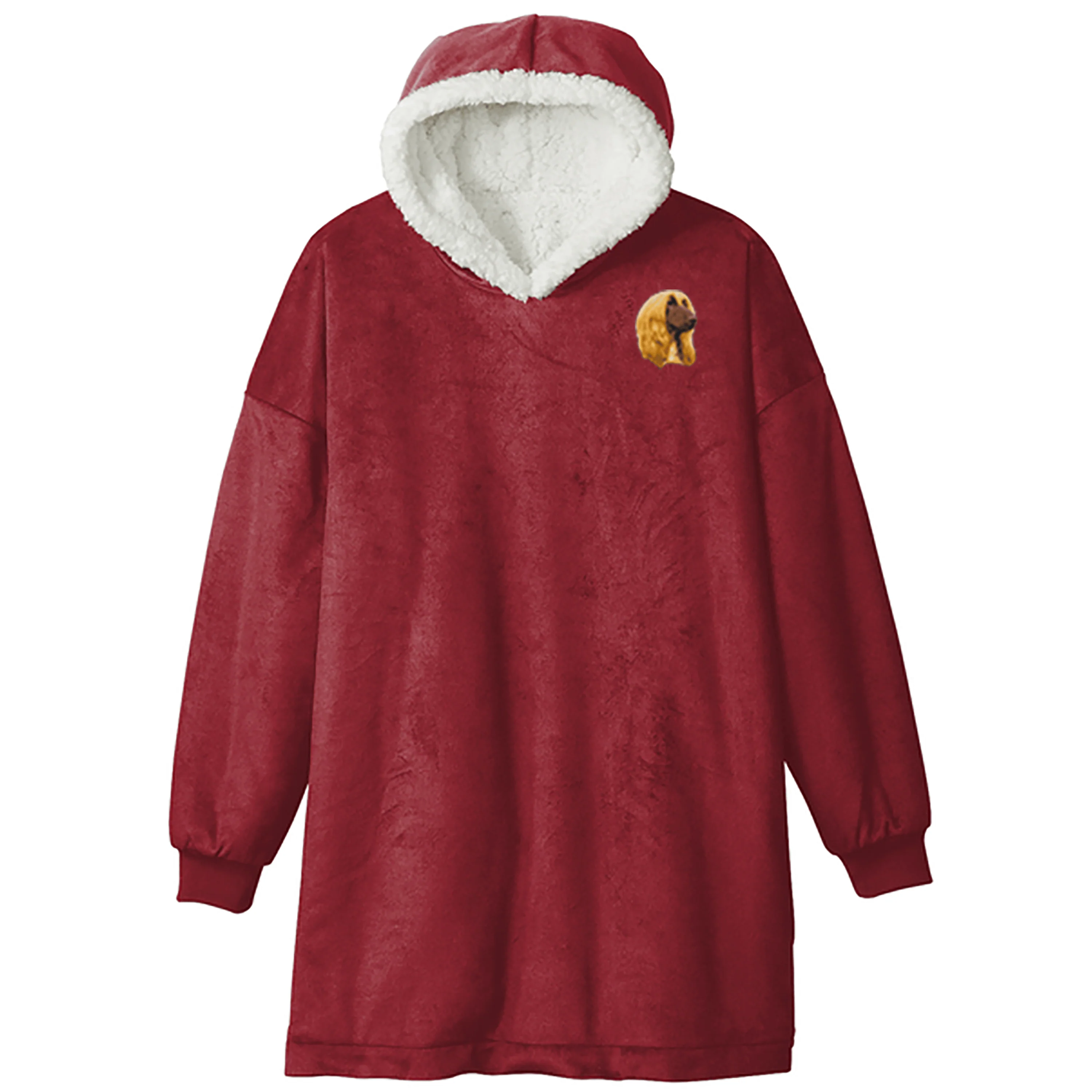 Afghan Hound Embroidered Wearable Blanket - Image 7