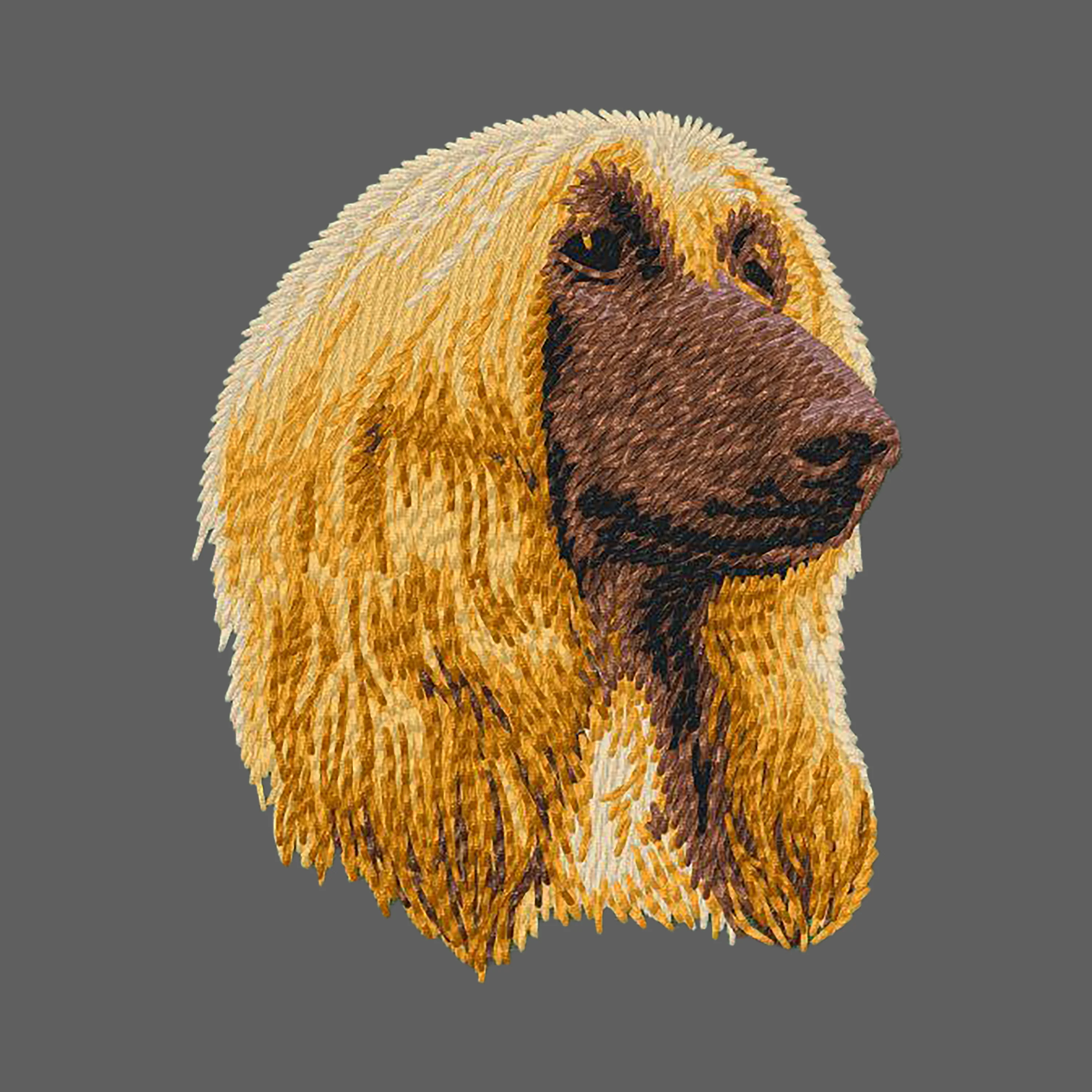Afghan Hound Embroidered Women's Fleece Jacket - Image 2