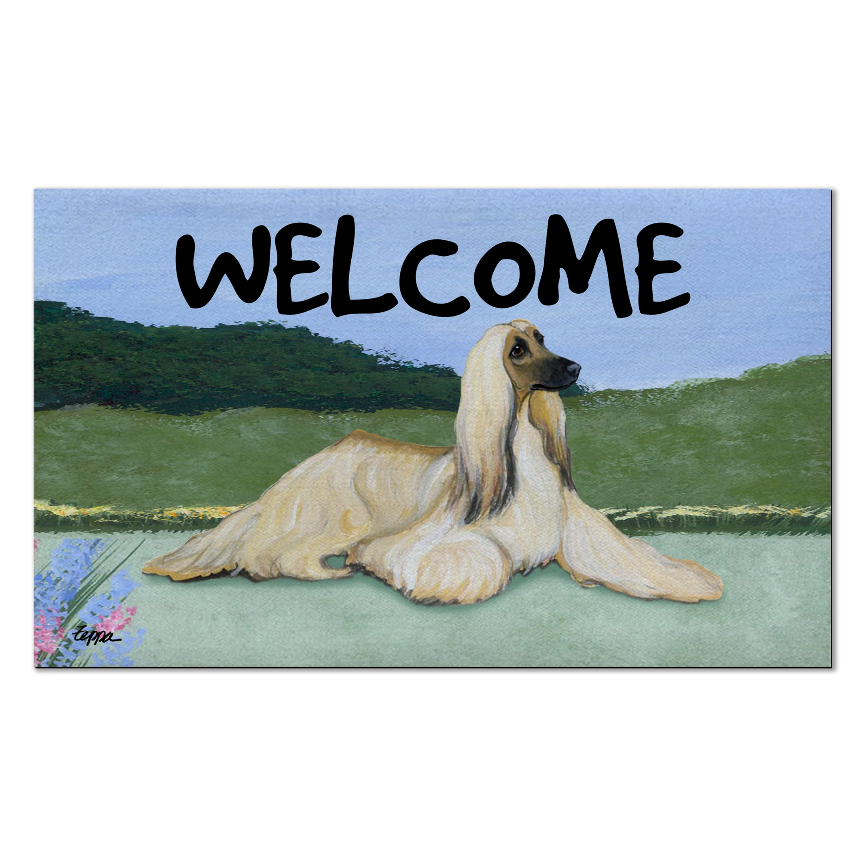 Afghan Hound Welcome Mat - Image 4