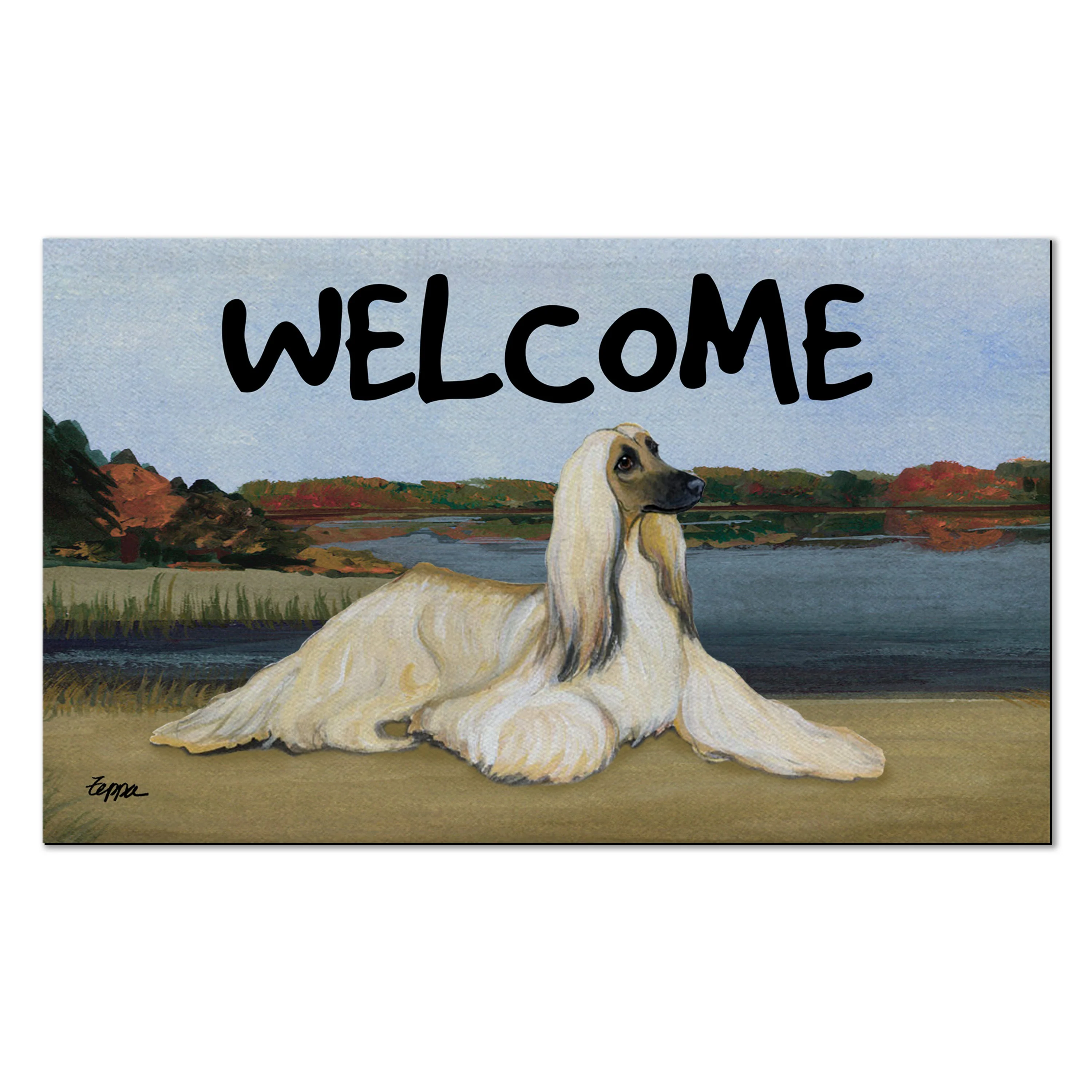 Afghan Hound Welcome Mat - Image 5