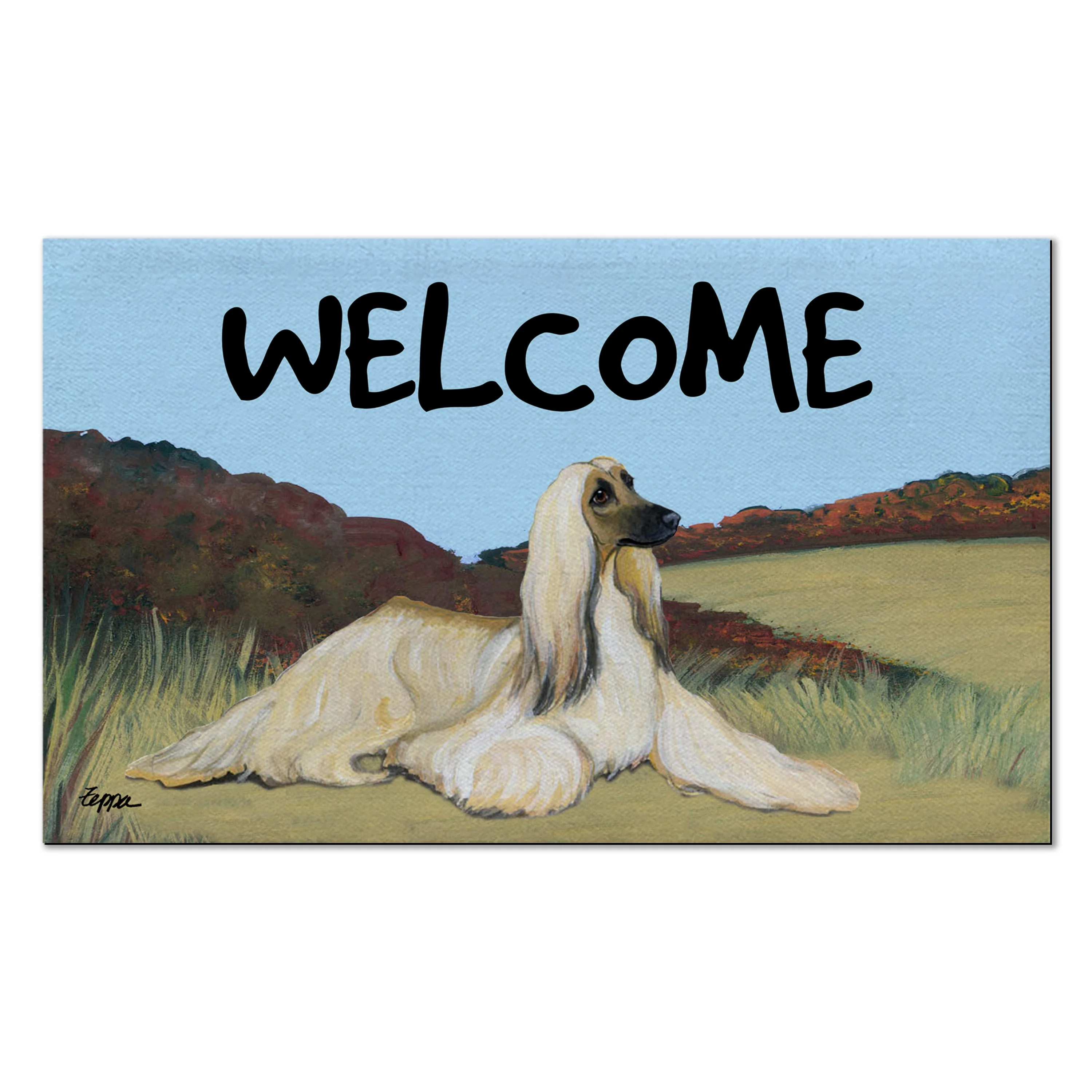 Afghan Hound Welcome Mat - Image 6