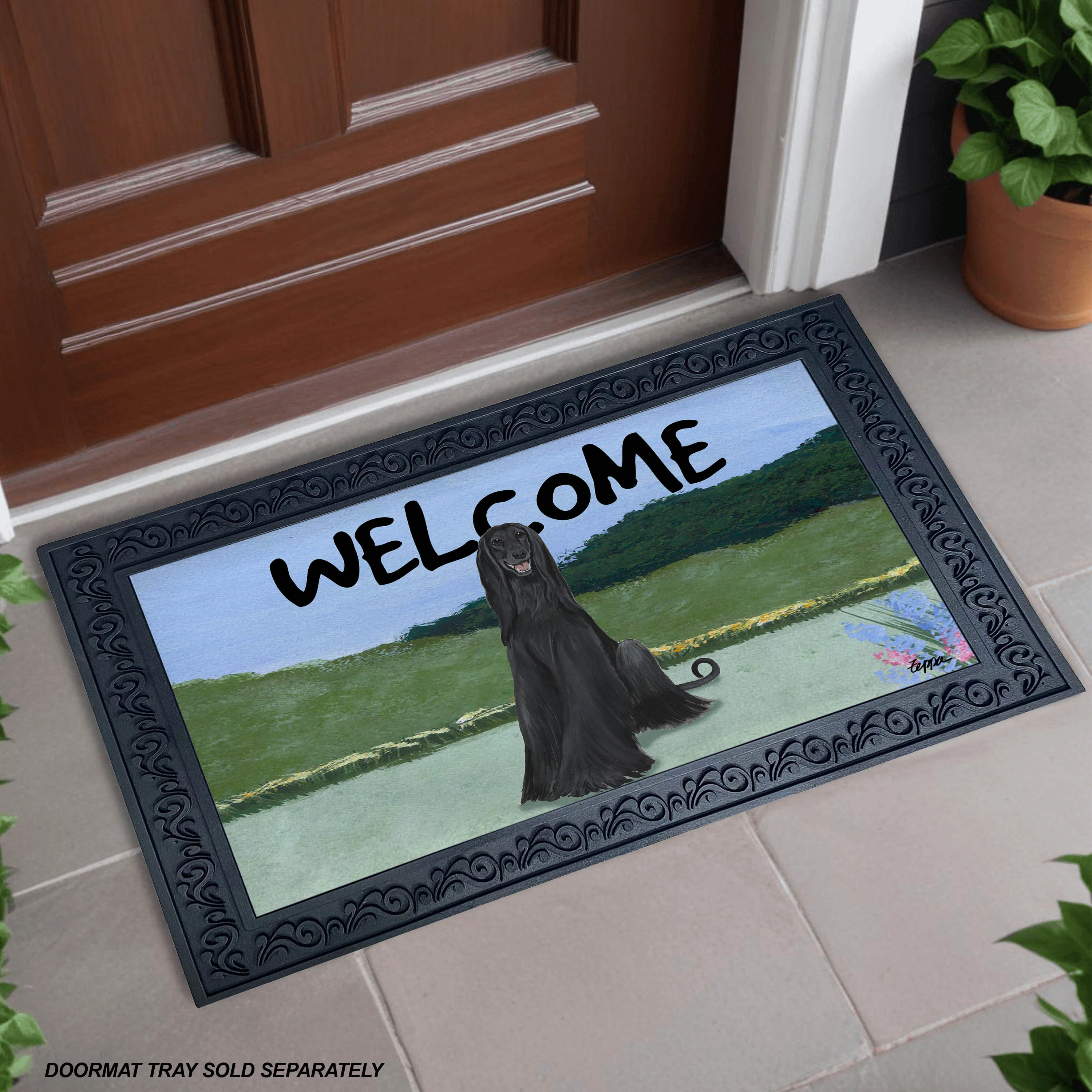 Afghan Hound Welcome Mat - Image 7