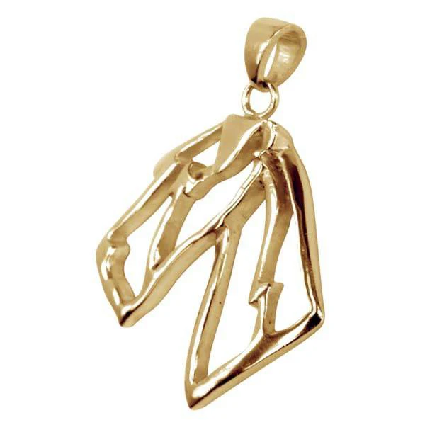 Airedale Terrier 14K Gold Cut Out Pendant - Image 3