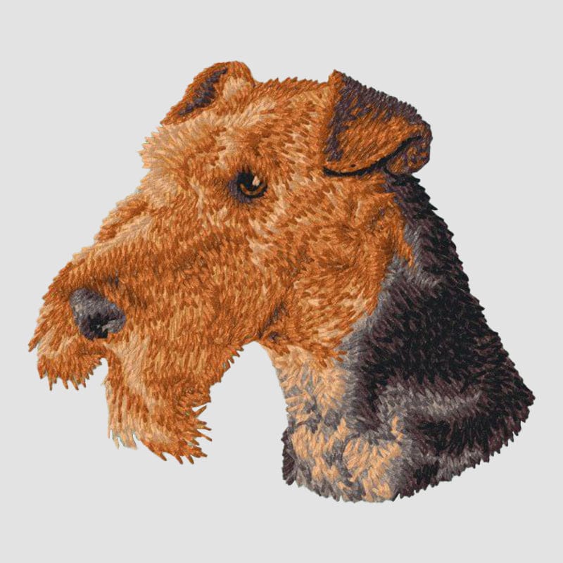Airedale Terrier Embroidered Sweatshirt Hoodie - Image 8