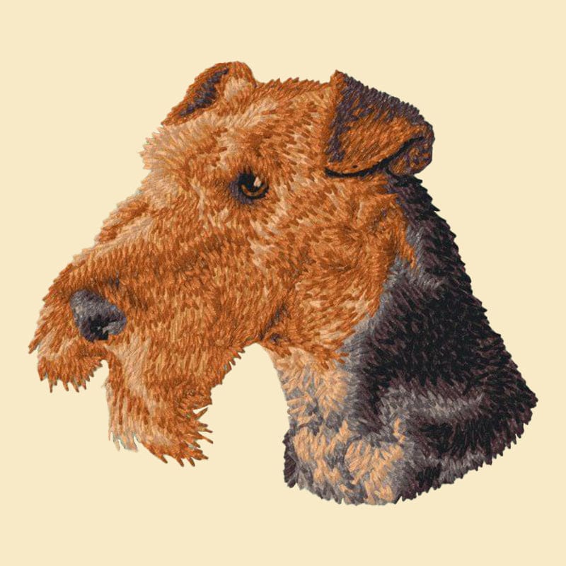 Airedale Terrier Embroidered Tote - Image 4