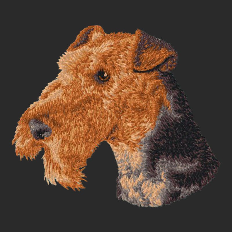 Airedale Terrier Embroidered Wearable Blanket - Image 2