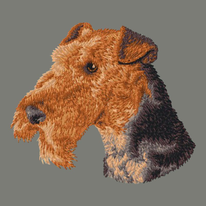 Airedale Terrier Embroidered Wearable Blanket - Image 4