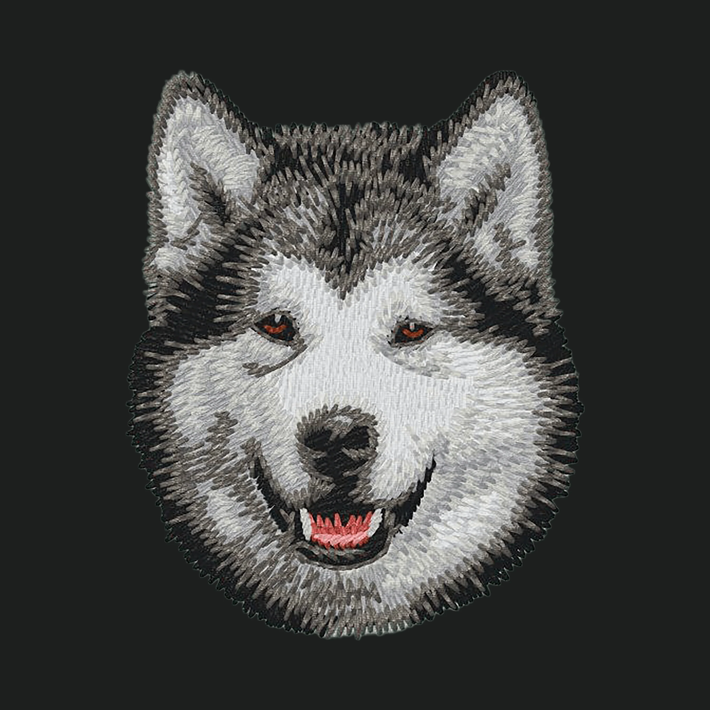 Alaskan Malamute Embroidered Crossbody Bag - Image 2