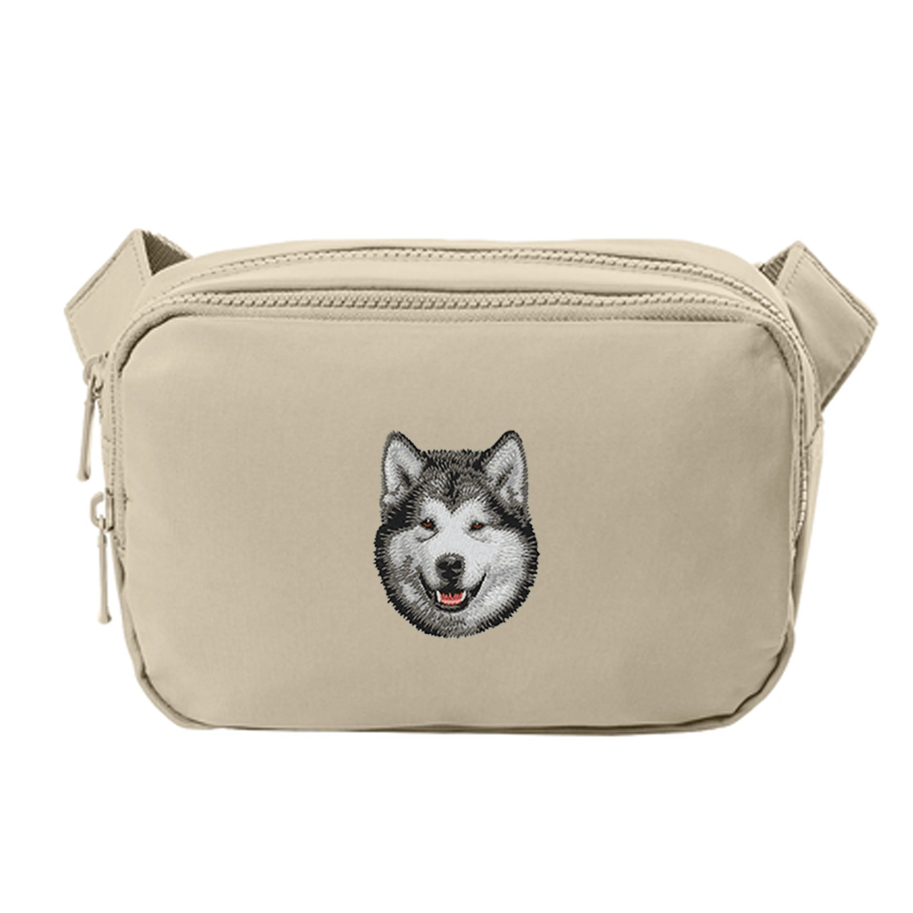 Alaskan Malamute Embroidered Crossbody Bag - Image 3
