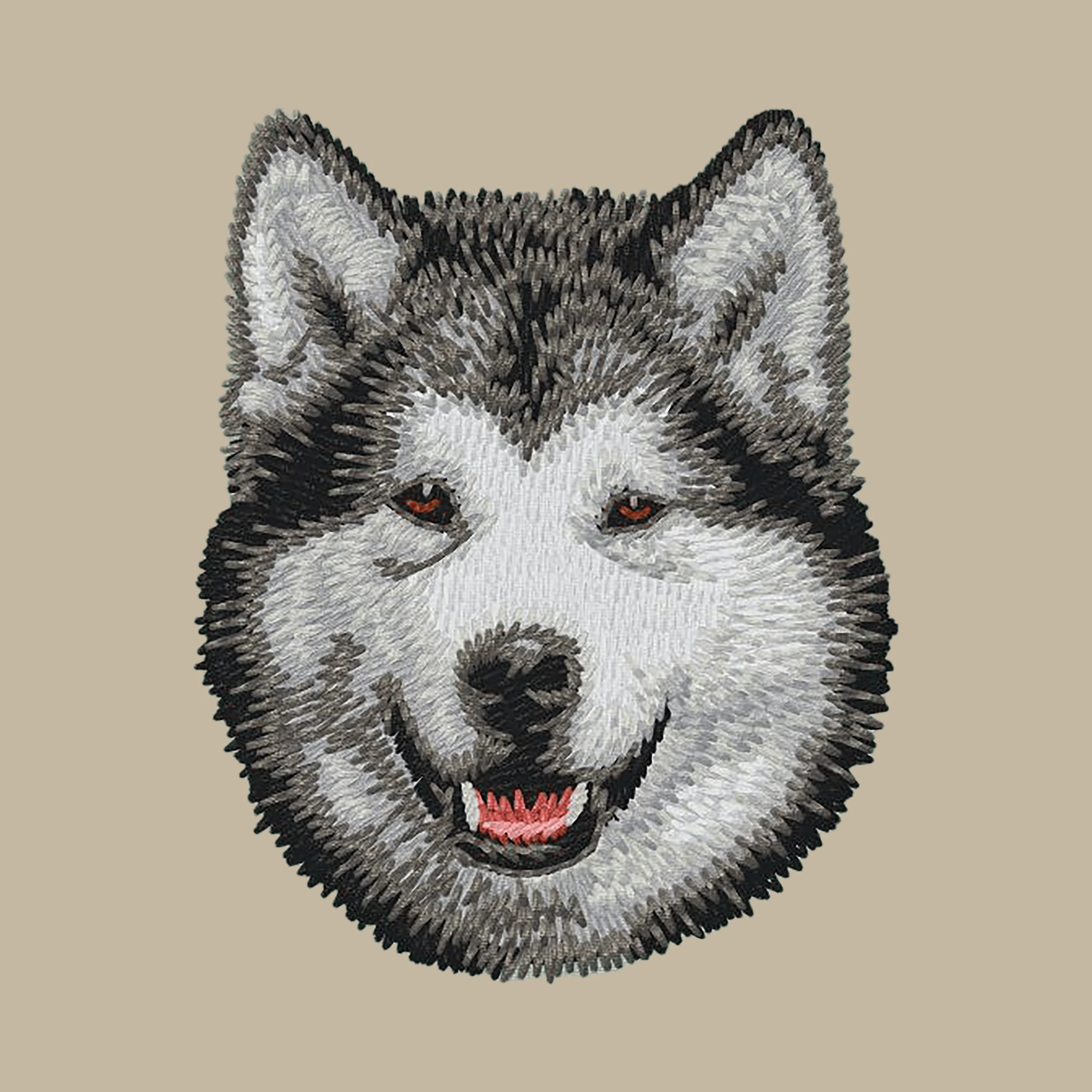 Alaskan Malamute Embroidered Crossbody Bag - Image 4