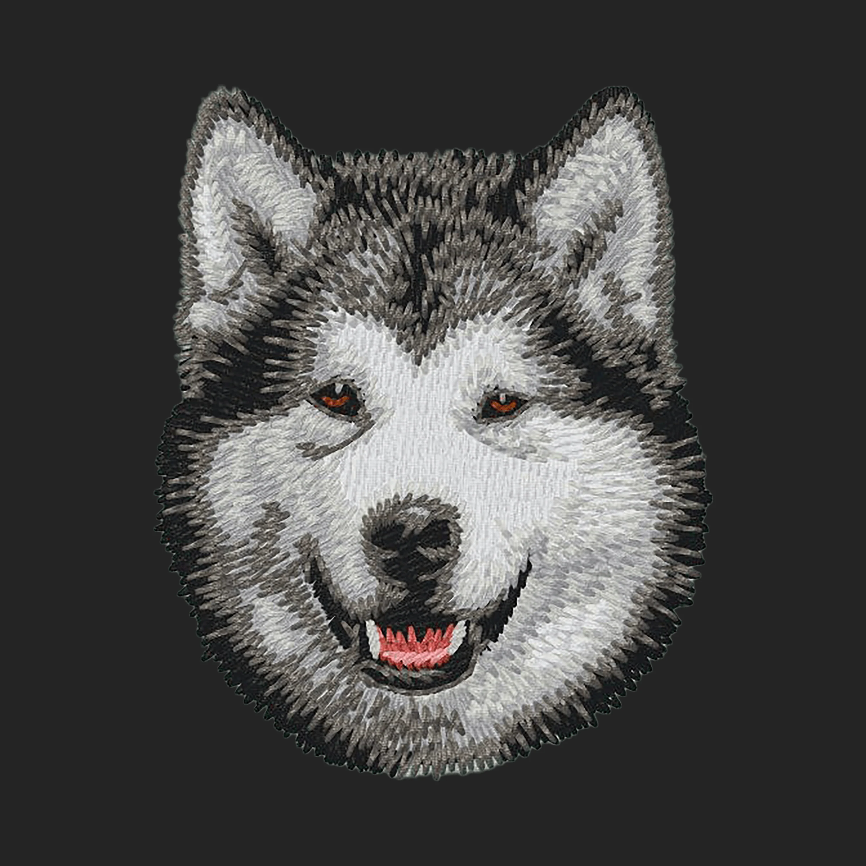 Alaskan Malamute Embroidered Sweatshirt Hoodie - Image 3