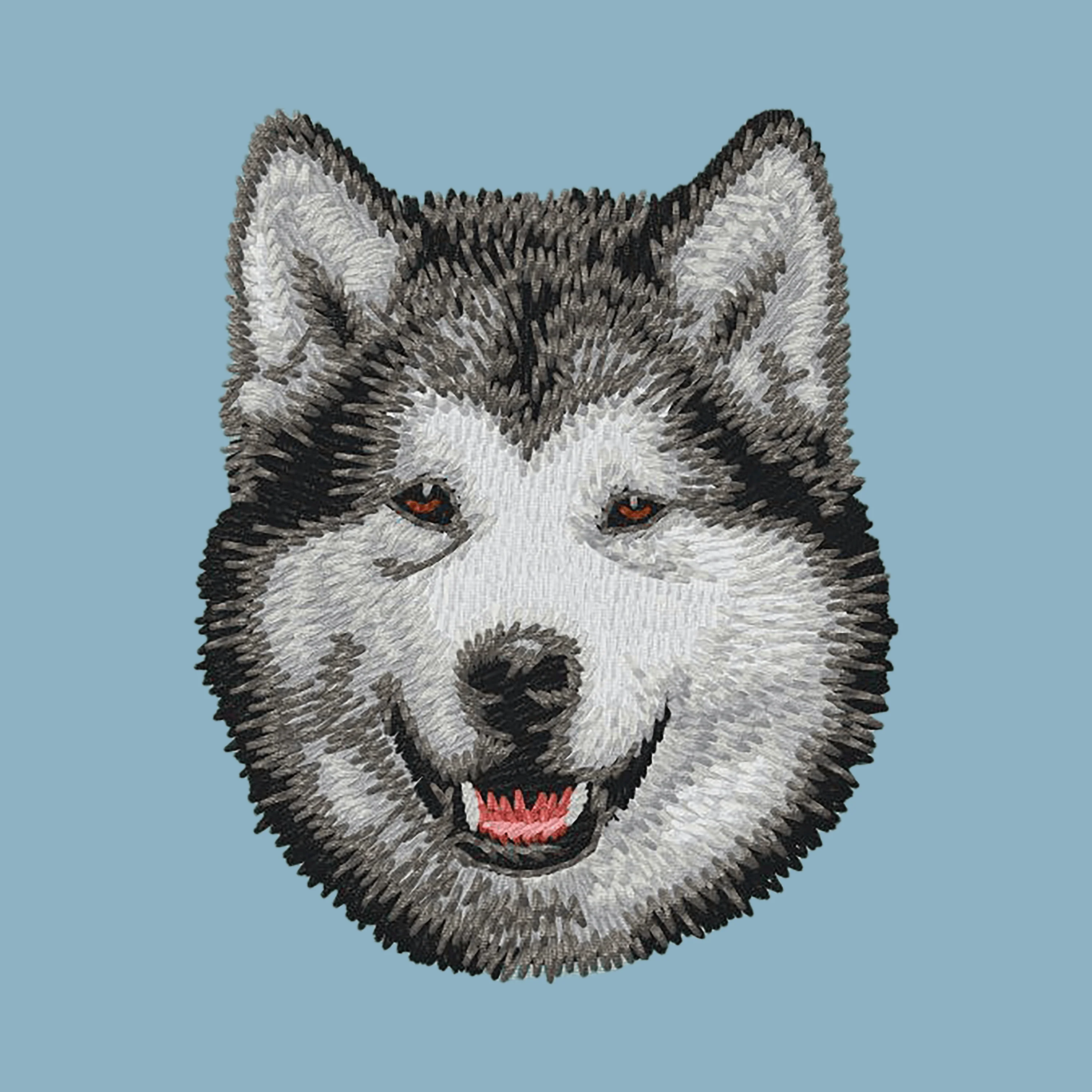 Alaskan Malamute Embroidered Sweatshirt Hoodie - Image 5