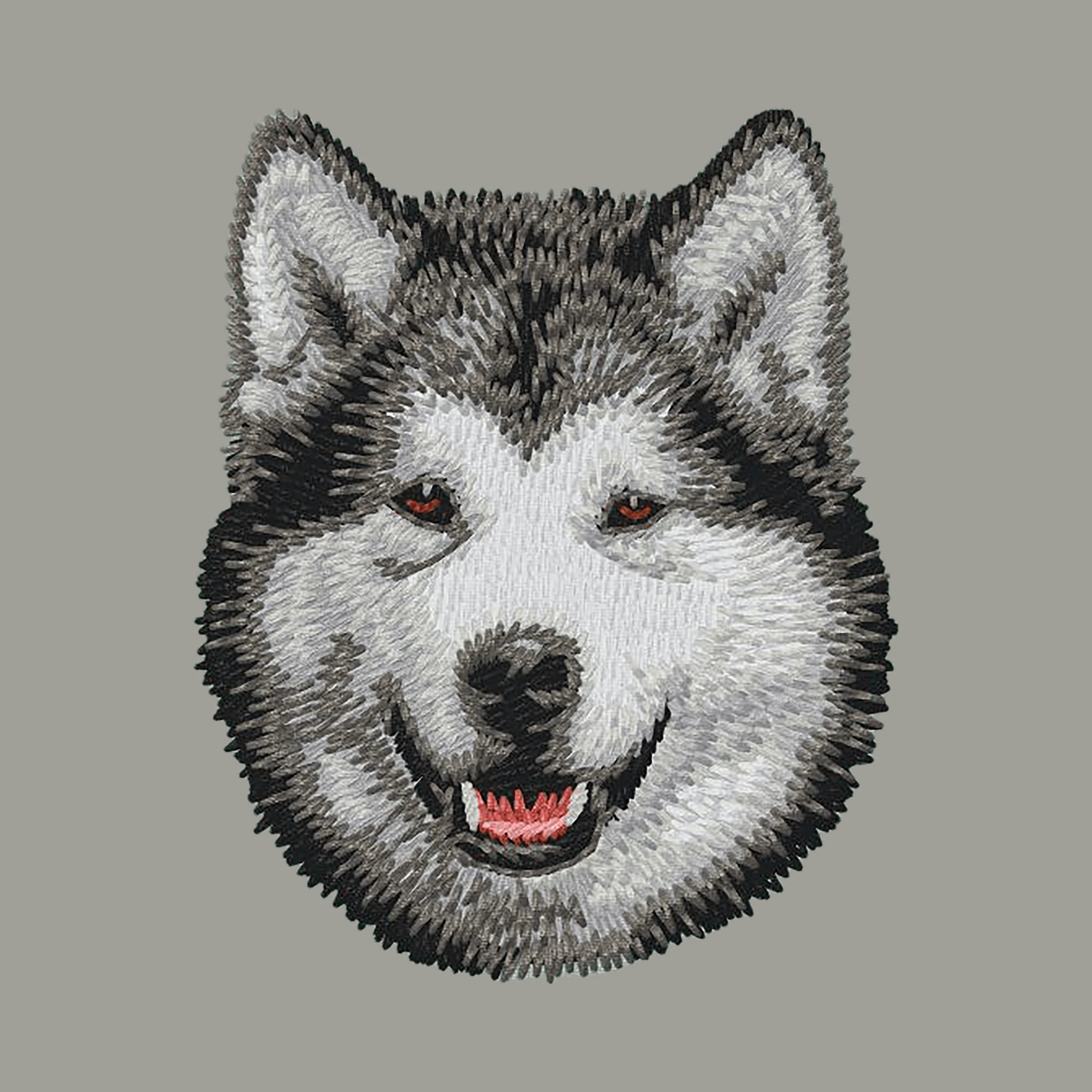 Alaskan Malamute Embroidered Sweatshirt Hoodie - Image 6