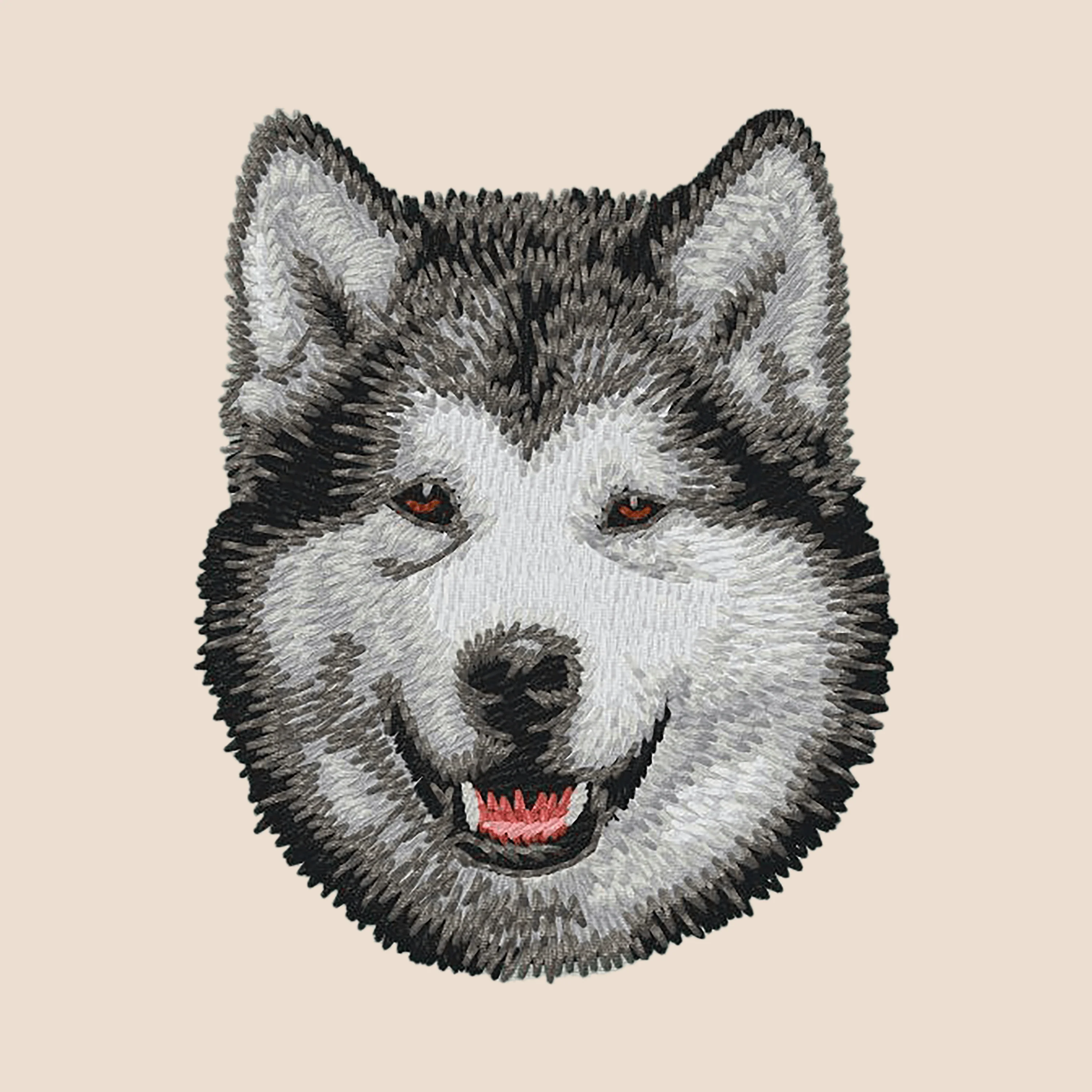 Alaskan Malamute Embroidered Tote - Image 4
