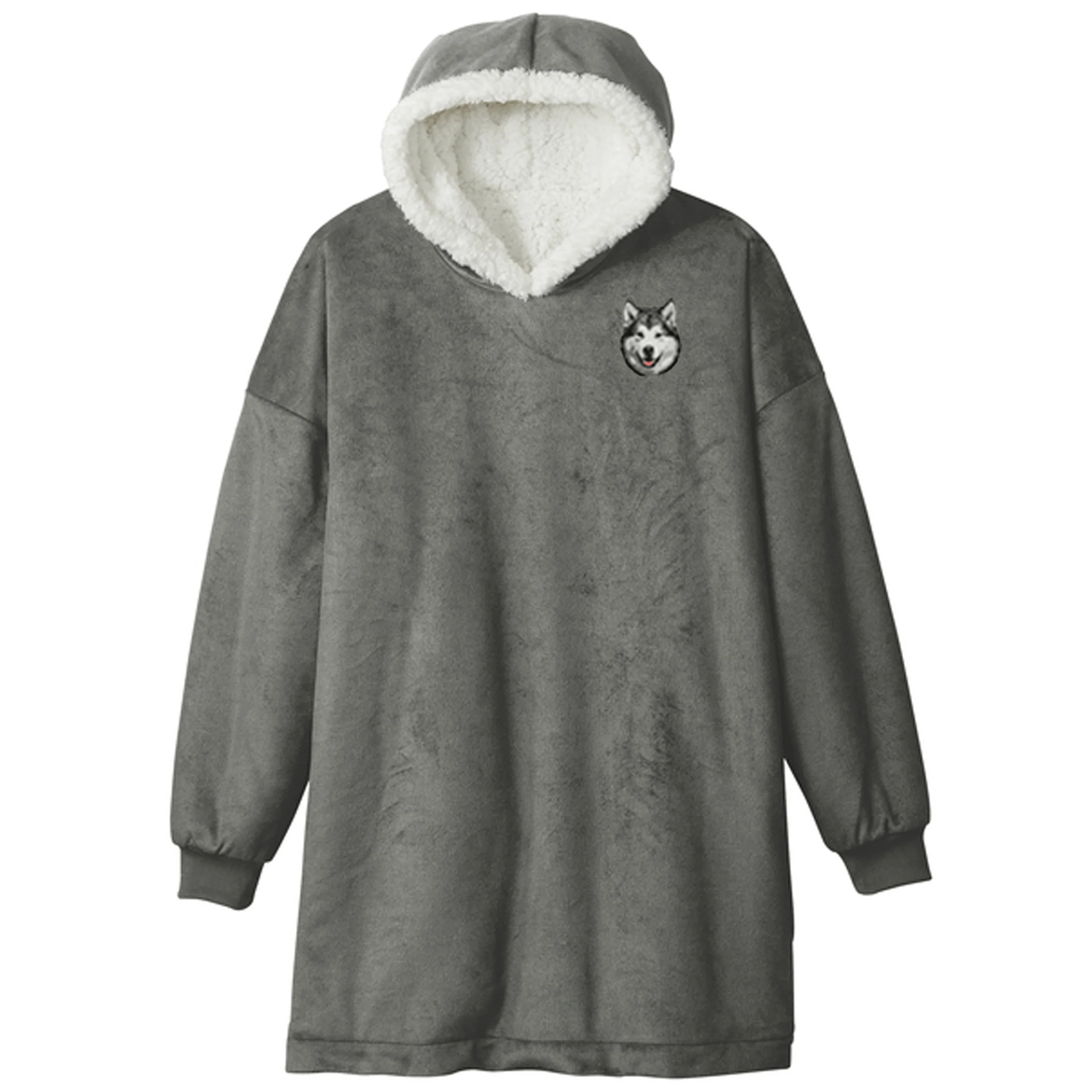 Alaskan Malamute Embroidered Wearable Blanket - Image 3