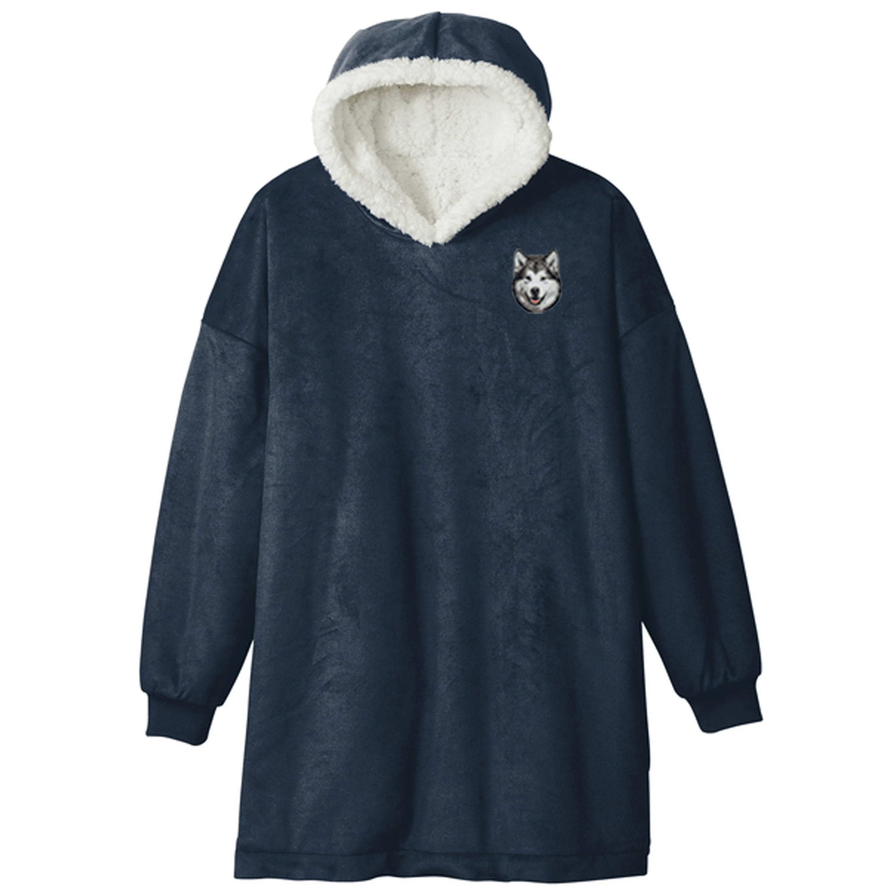 Alaskan Malamute Embroidered Wearable Blanket - Image 5