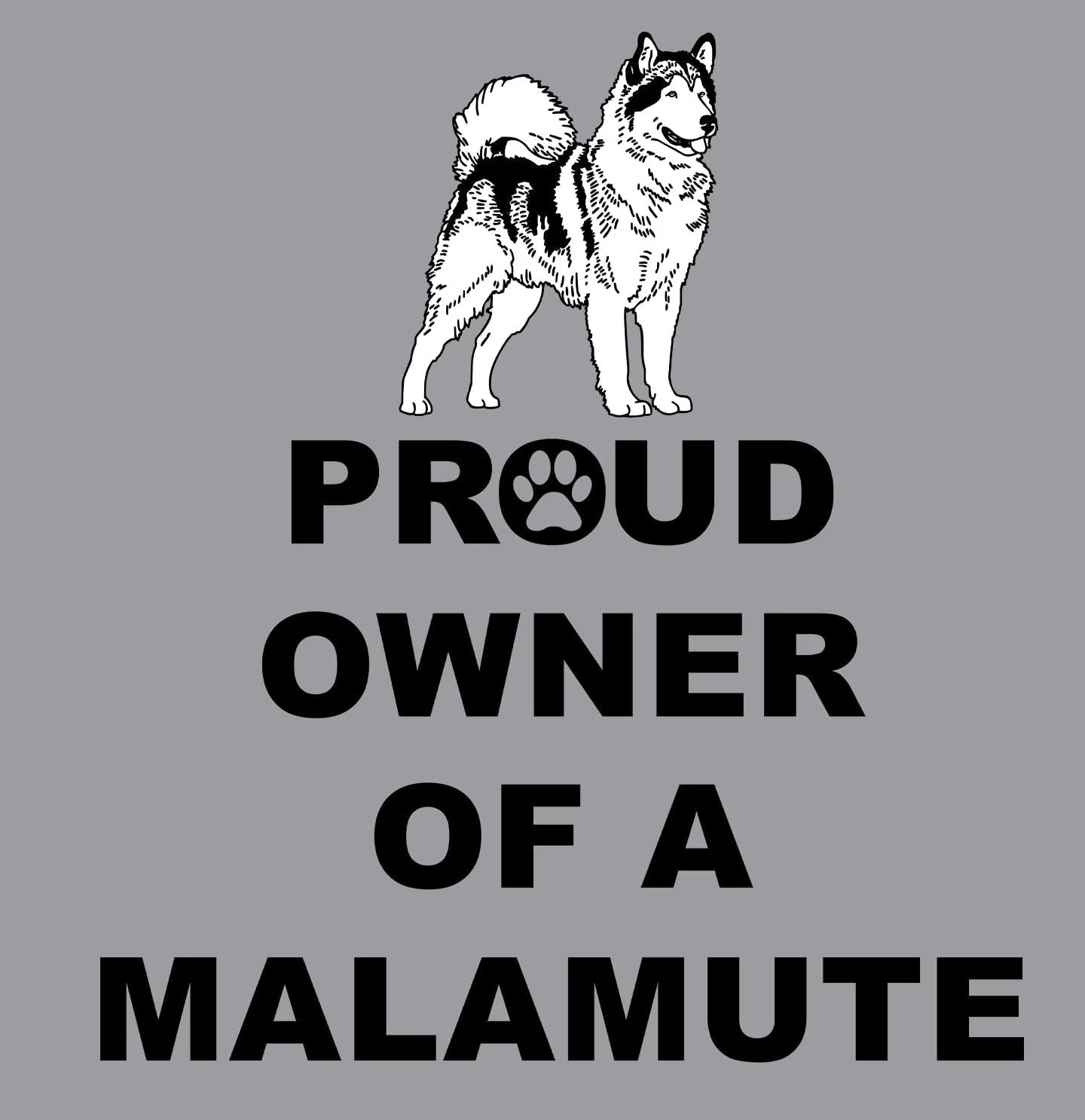 Alaskan Malamute Proud Owner - Women's V-Neck T-Shirt - Image 2