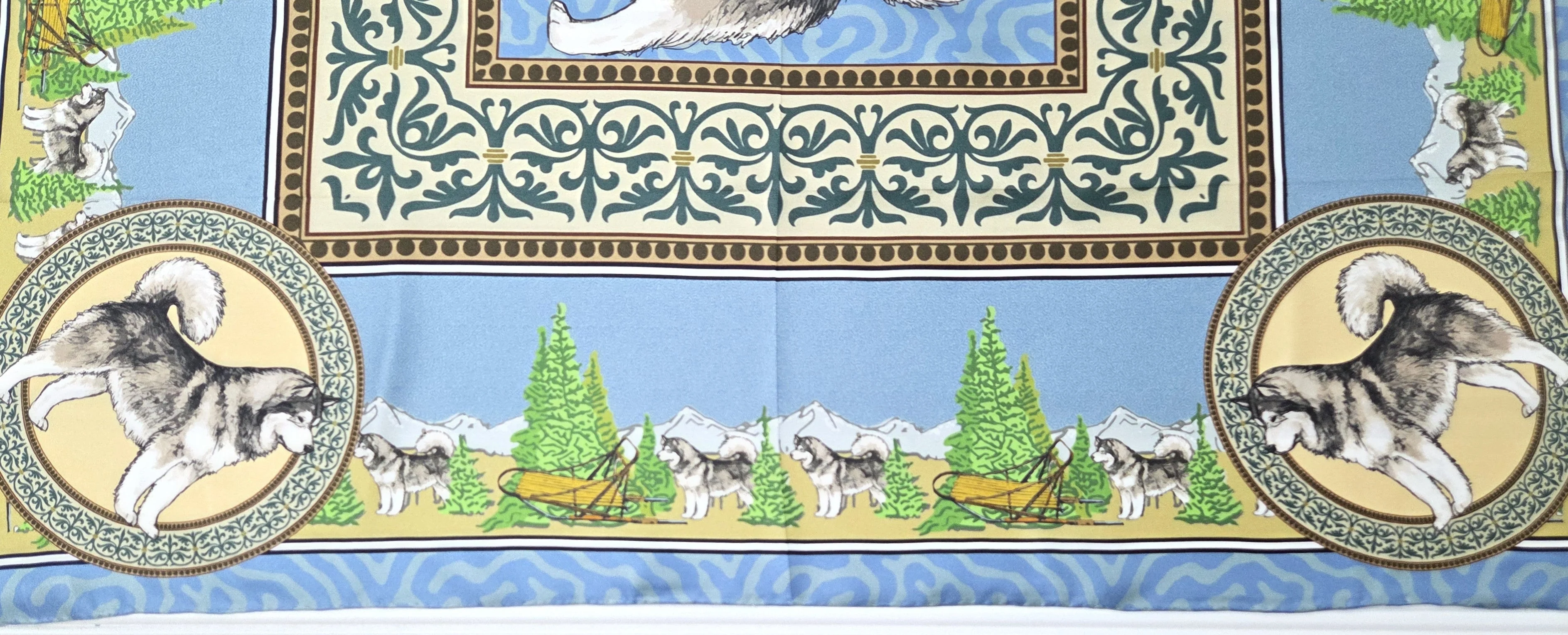 Alaskan Malamute Silk Scarf - Image 5