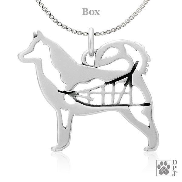Alaskan Malamute w/Sled, Pendant - Image 3
