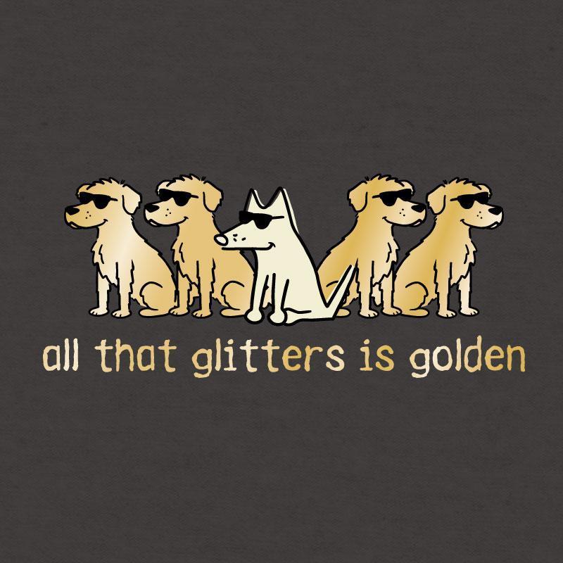 All That Glitters Is Golden - Ladies Plus V-Neck Tee - Image 2
