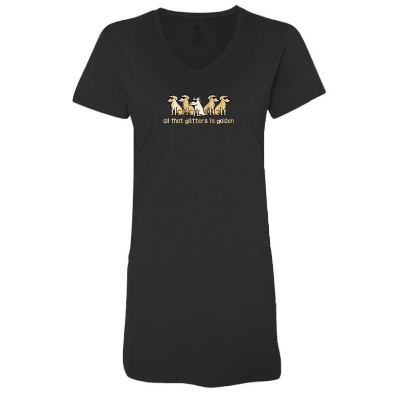 All That Glitters Is Golden - Ladies Night T-Shirt