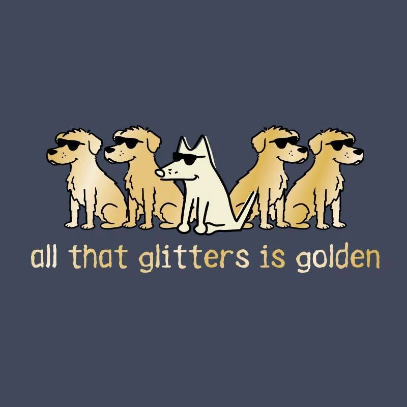 All That Glitters Is Golden - Sweatshirt Pullover Hoodie - Image 2