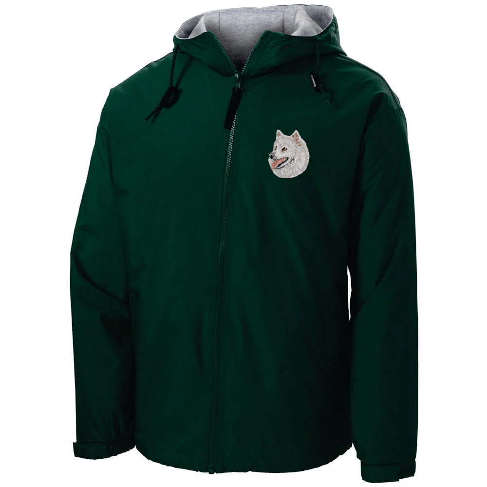 American Eskimo Dog Embroidered Hooded Jacket - Image 2