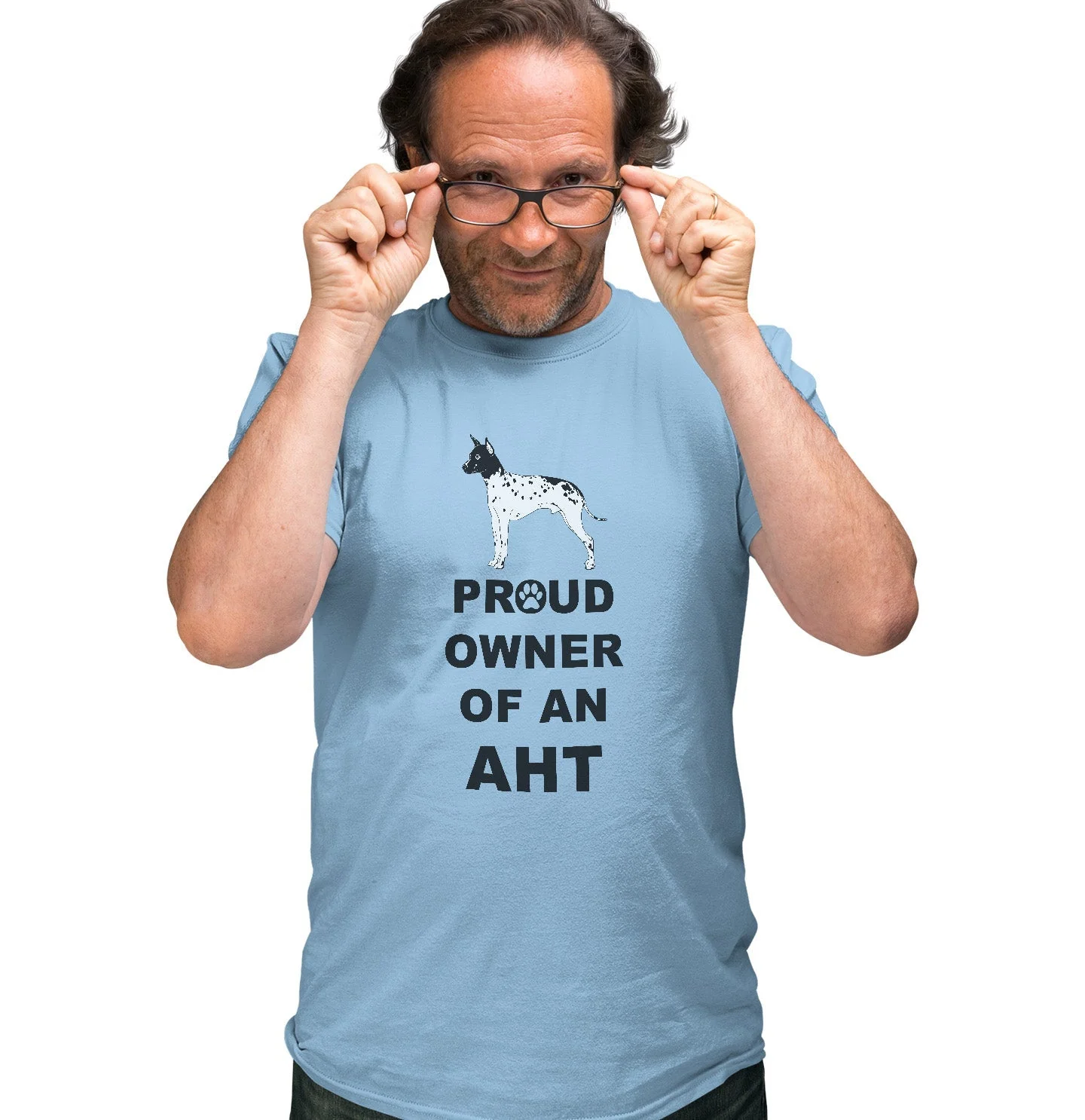 American Hairless Terrier Proud Owner - Adult Unisex T-Shirt - Image 4