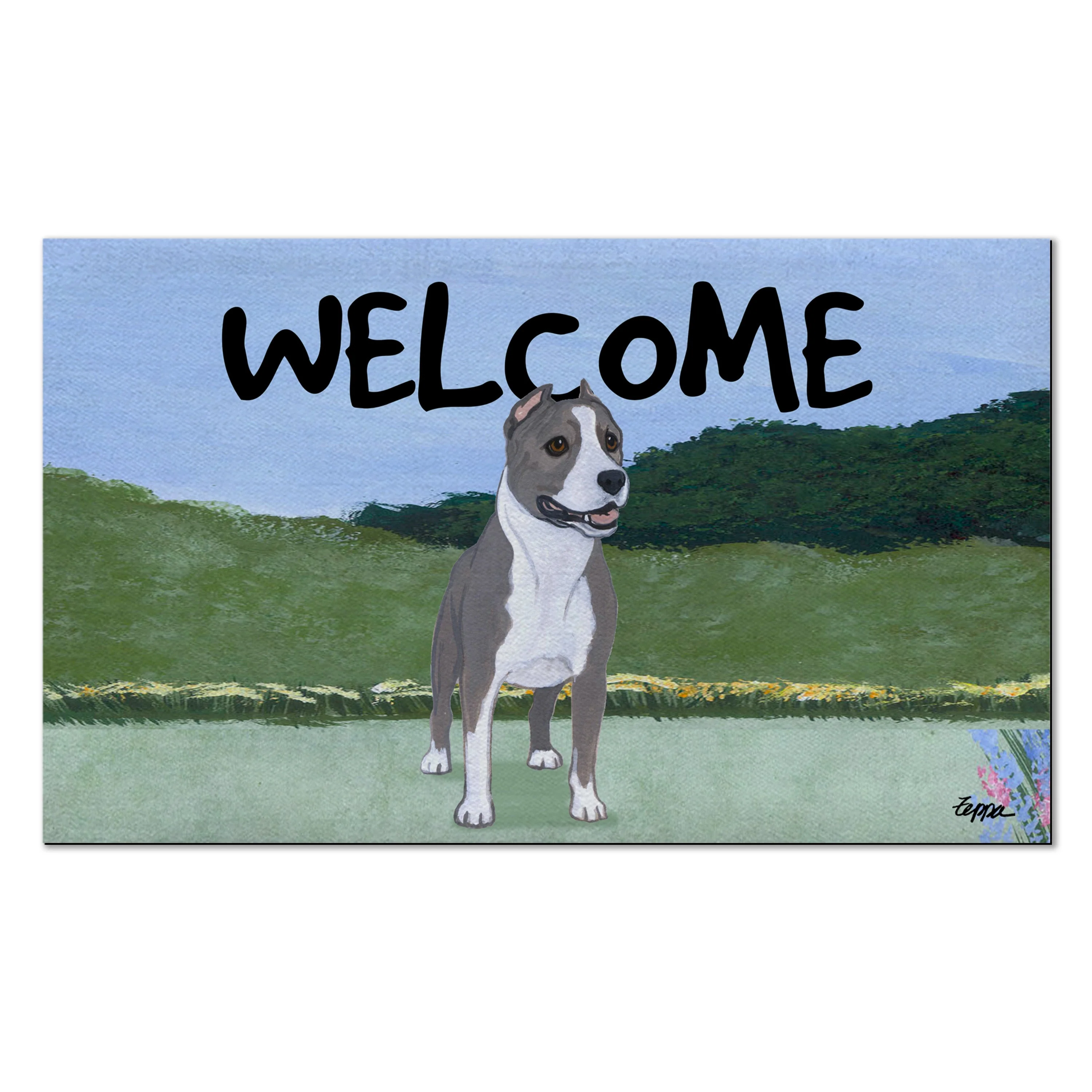 American Staffordshire Terrier Welcome Mat - Image 3
