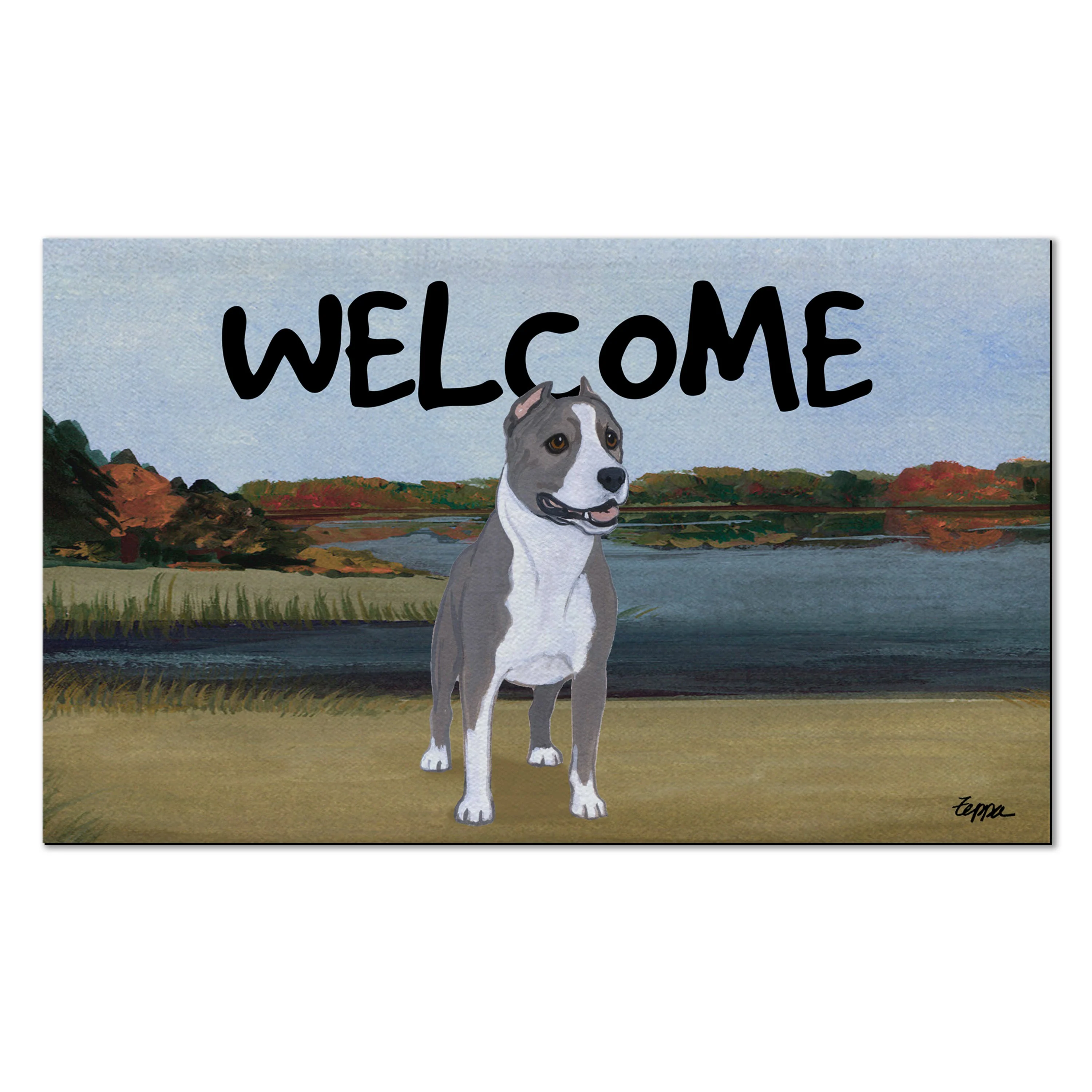 American Staffordshire Terrier Welcome Mat - Image 4