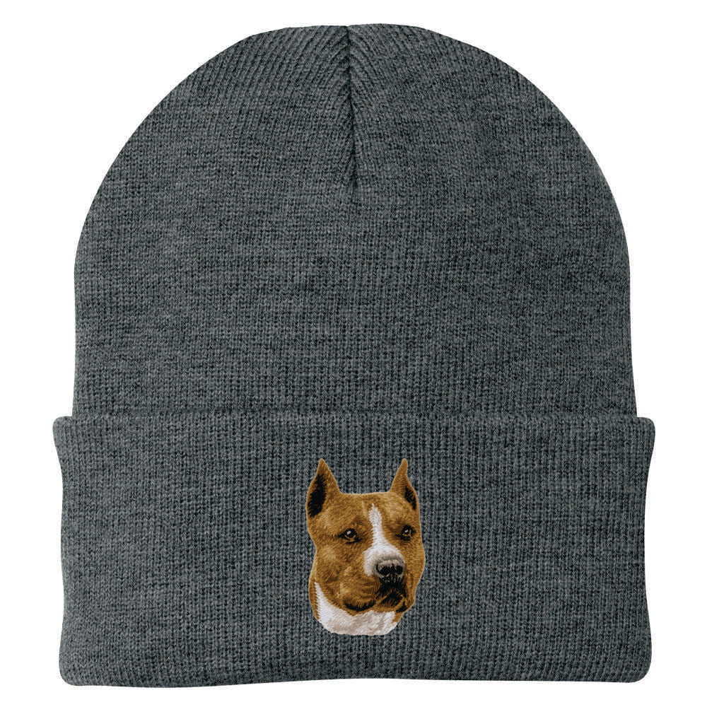 American Staffordshire Terrier Embroidered Beanie - Image 3