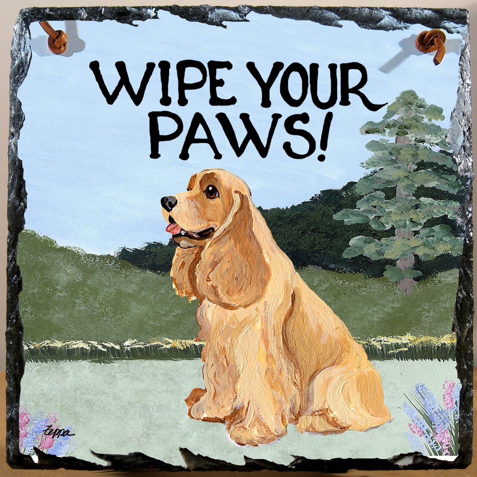 Cocker Spaniel Slate Sign - Image 3