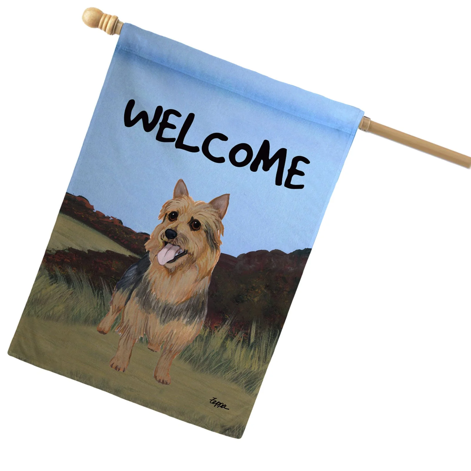Australian Terrier House Flag