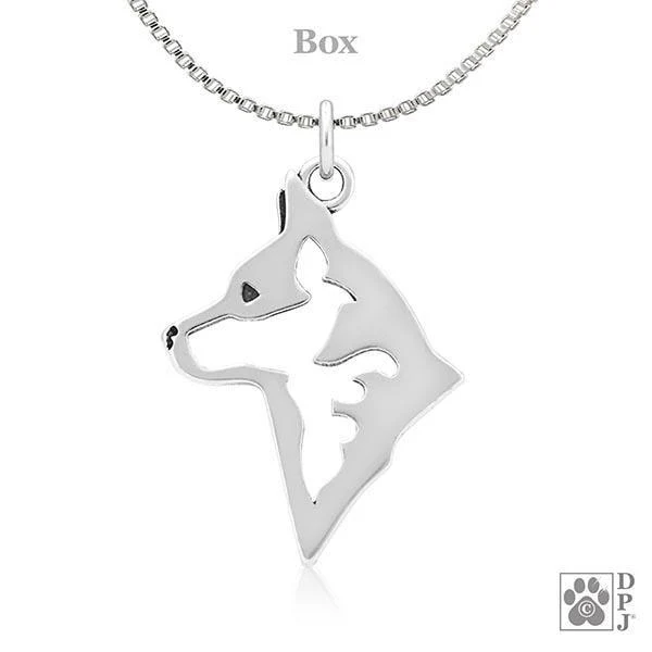 Australian Cattle Dog, Head, Pendant - Image 3