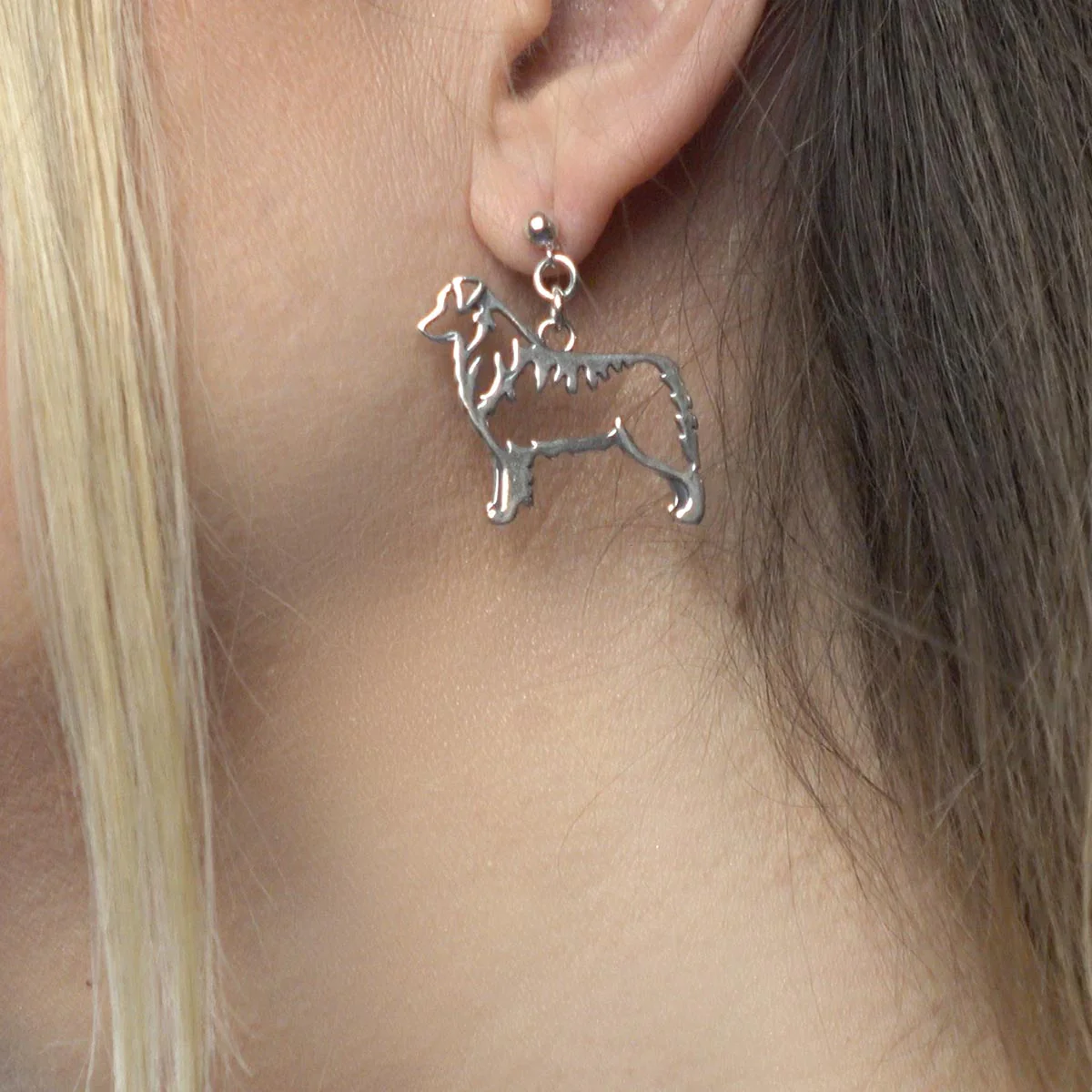 Australian Shepherd, Body, Earring - Image 3