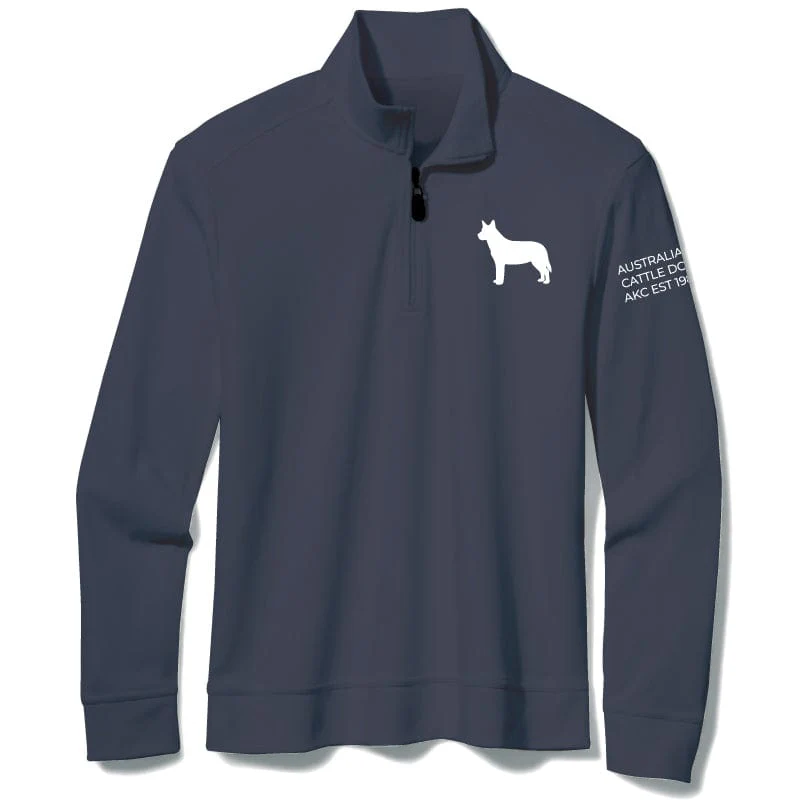Australian Cattle Dog Embroidered AKC Quarter Zip - Image 7