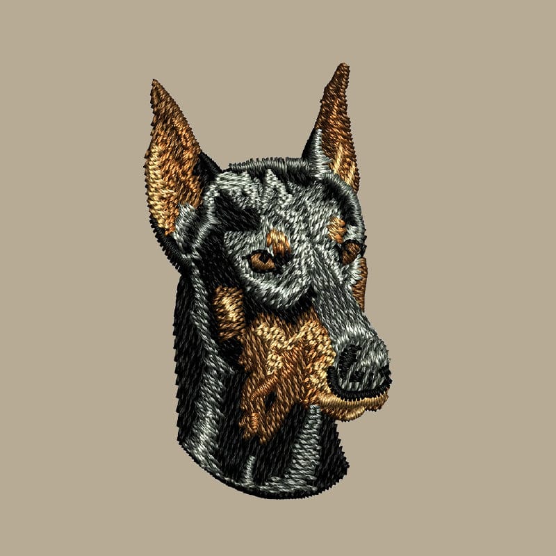 Doberman Pinscher Embroidered Crossbody Bag - Image 4