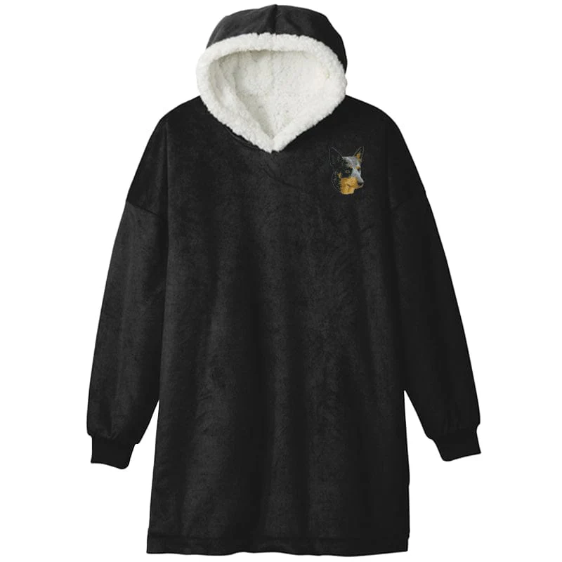 Australian Cattle Dog Embroidered Wearable Blanket