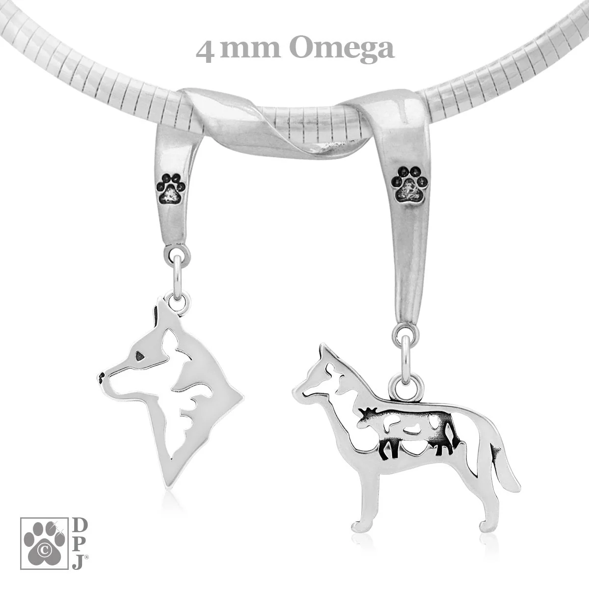 Australian Cattle Dog, Charm Holder, Necklace - Image 2