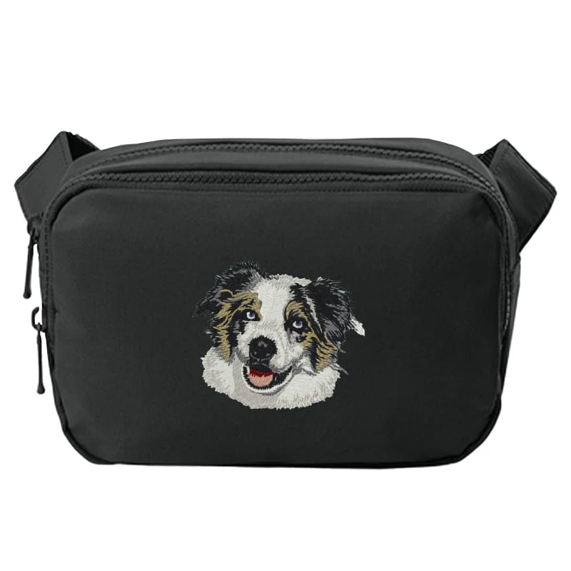 Australian Shepherd Embroidered Crossbody Bag - Image 5