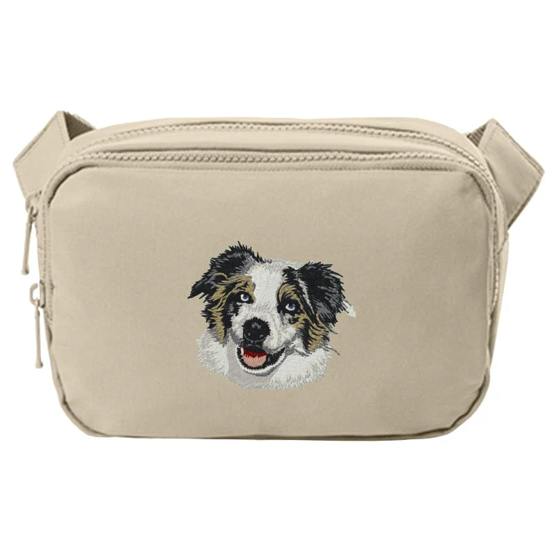 Australian Shepherd Embroidered Crossbody Bag - Image 7