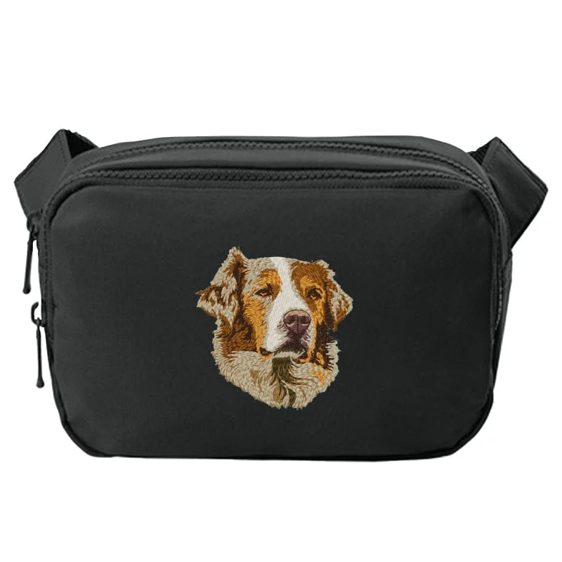 Australian Shepherd Embroidered Crossbody Bag - Image 9