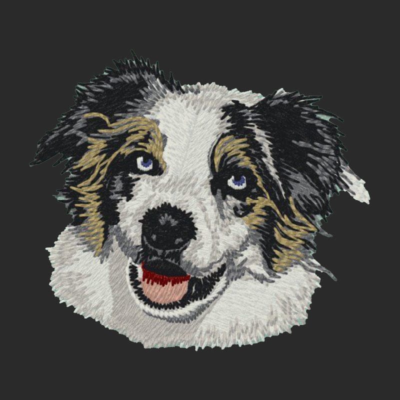 Australian Shepherd Embroidered Wearable Blanket - Image 10