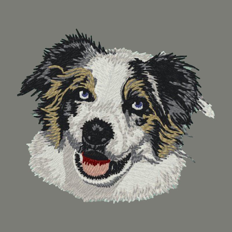 Australian Shepherd Embroidered Wearable Blanket - Image 12