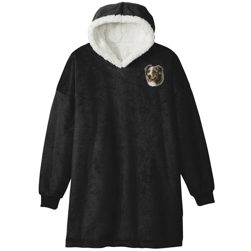 Australian Shepherd Embroidered Wearable Blanket - Image 22