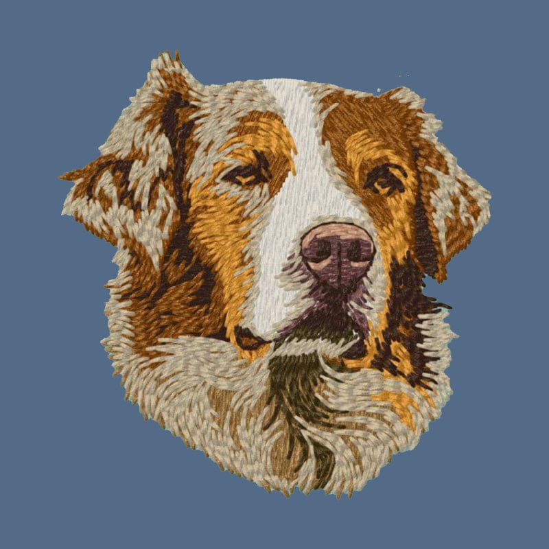 Australian Shepherd Embroidered Women's Denim Shirt - Image 10