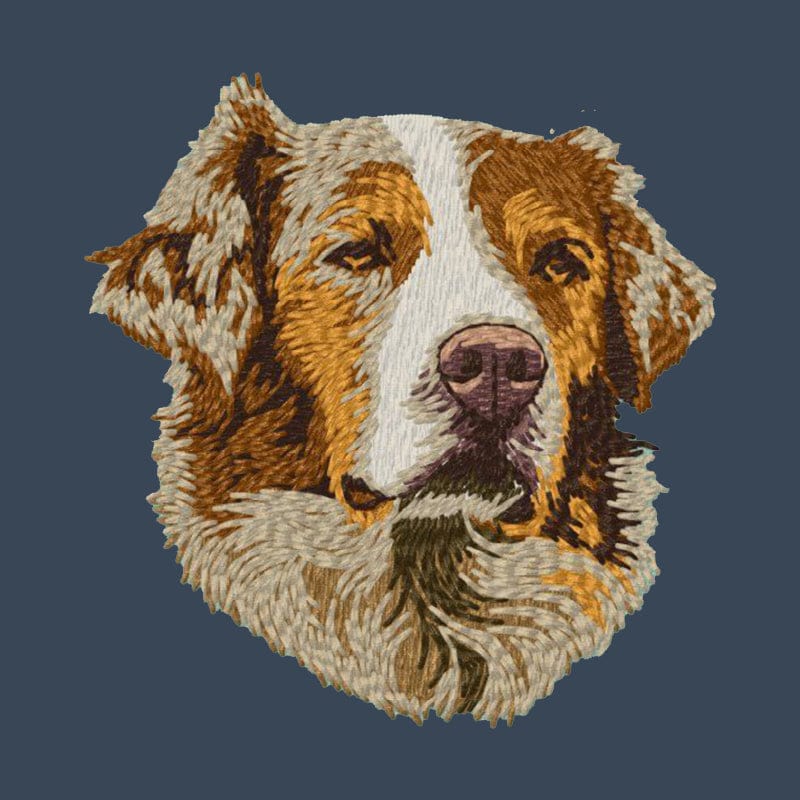 Australian Shepherd Embroidered Women's Denim Shirt - Image 12